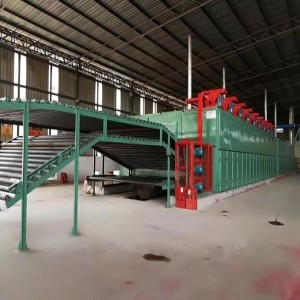 Plywood veneer dryer machine line